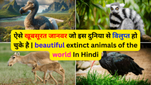 extinct animals of the world In hindi